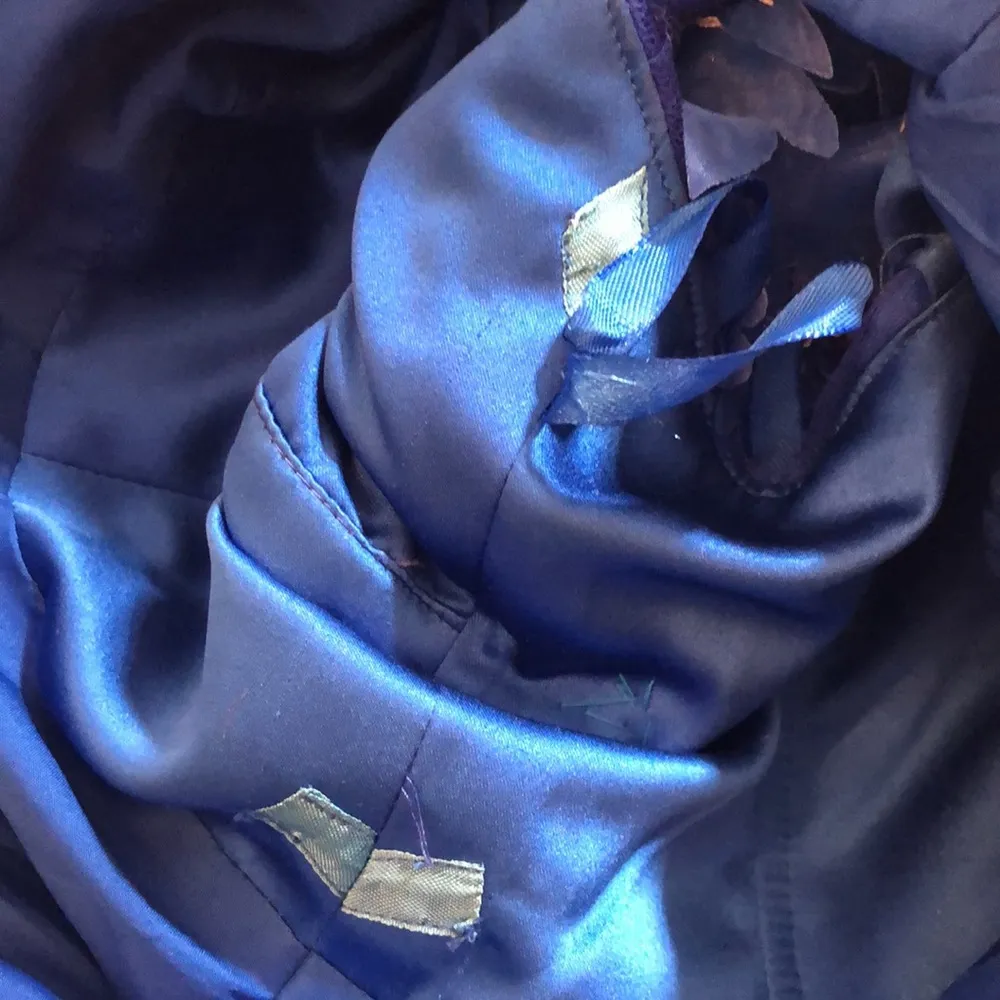 Royal Blue Floral One - Image 6