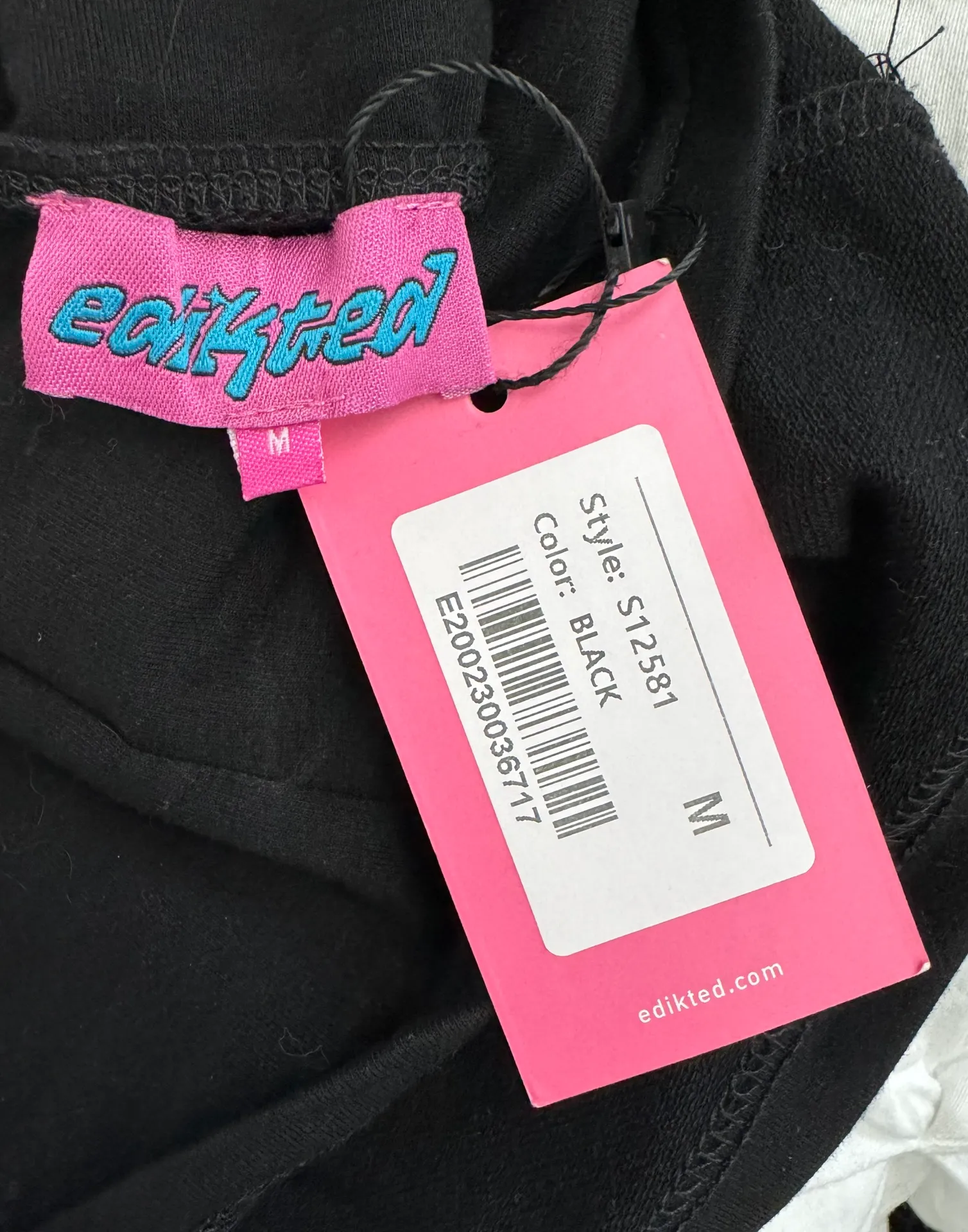 Black Open Back  Top - Image 4