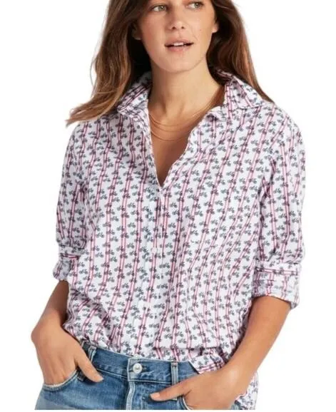 Grayson by Frank & Eileen The Hero Button Down Shirt Bicycle Print Size 1-XS - Image 1