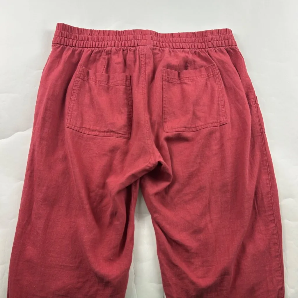 Old Navy Gooseberry Linen Blend Ankle Pant M - Image 6