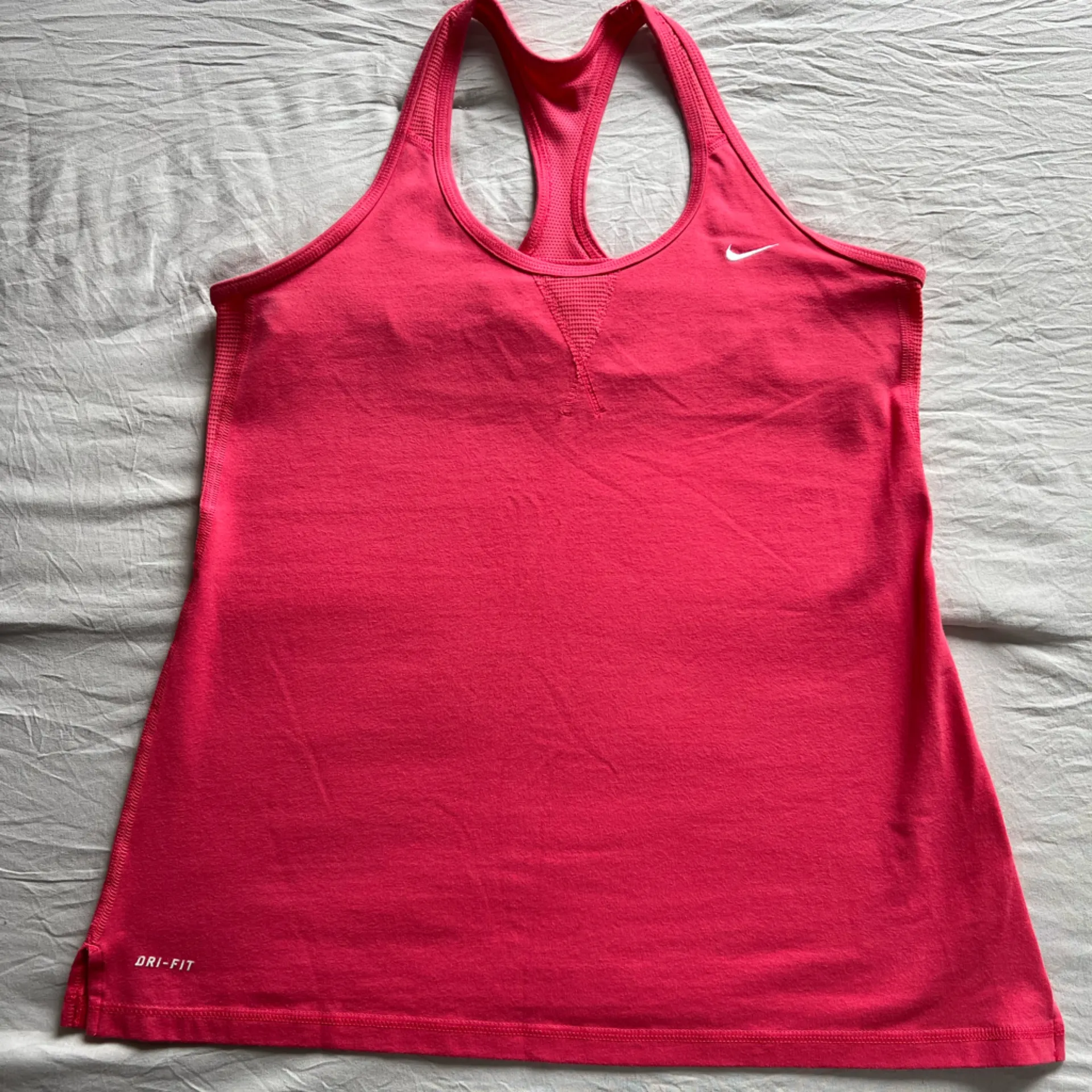 Nike Dri Fit Racerback Athletic Tank Top Built In Bra Womens Size‎ Large - Image 4