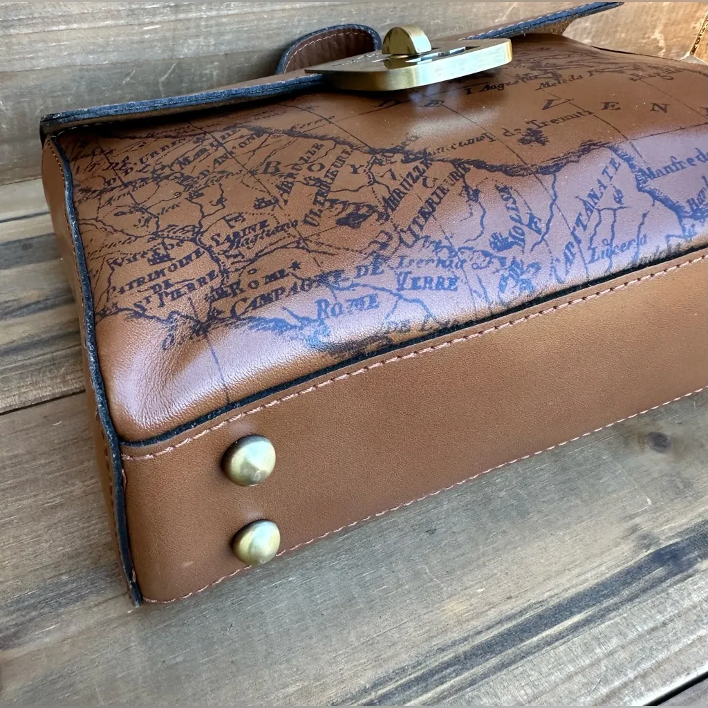 Patricia Nash Carisbrooke Satchel (RIOT RUST) - Image 8