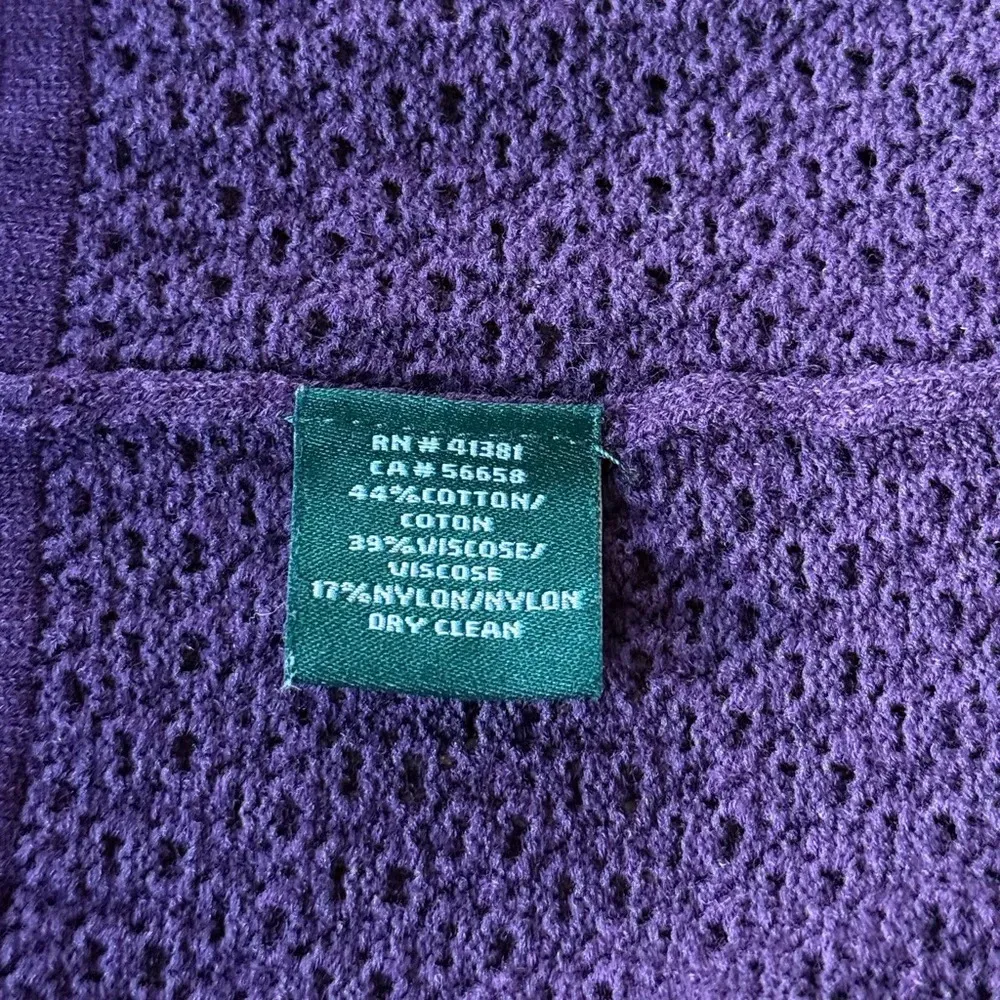 Lauren Ralph Lauren Purple Sleeveless Knit Dress in a size PXS - Image 10