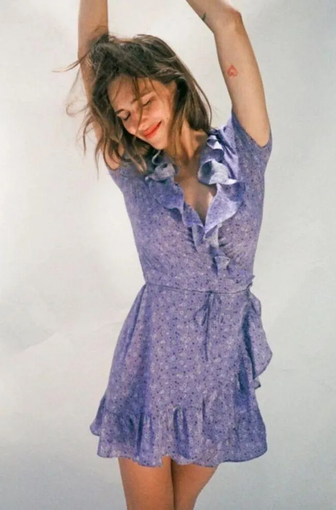 💕REALISATION PAR💕 Valentina Dress ~ Purple Haze XXS - Image 5