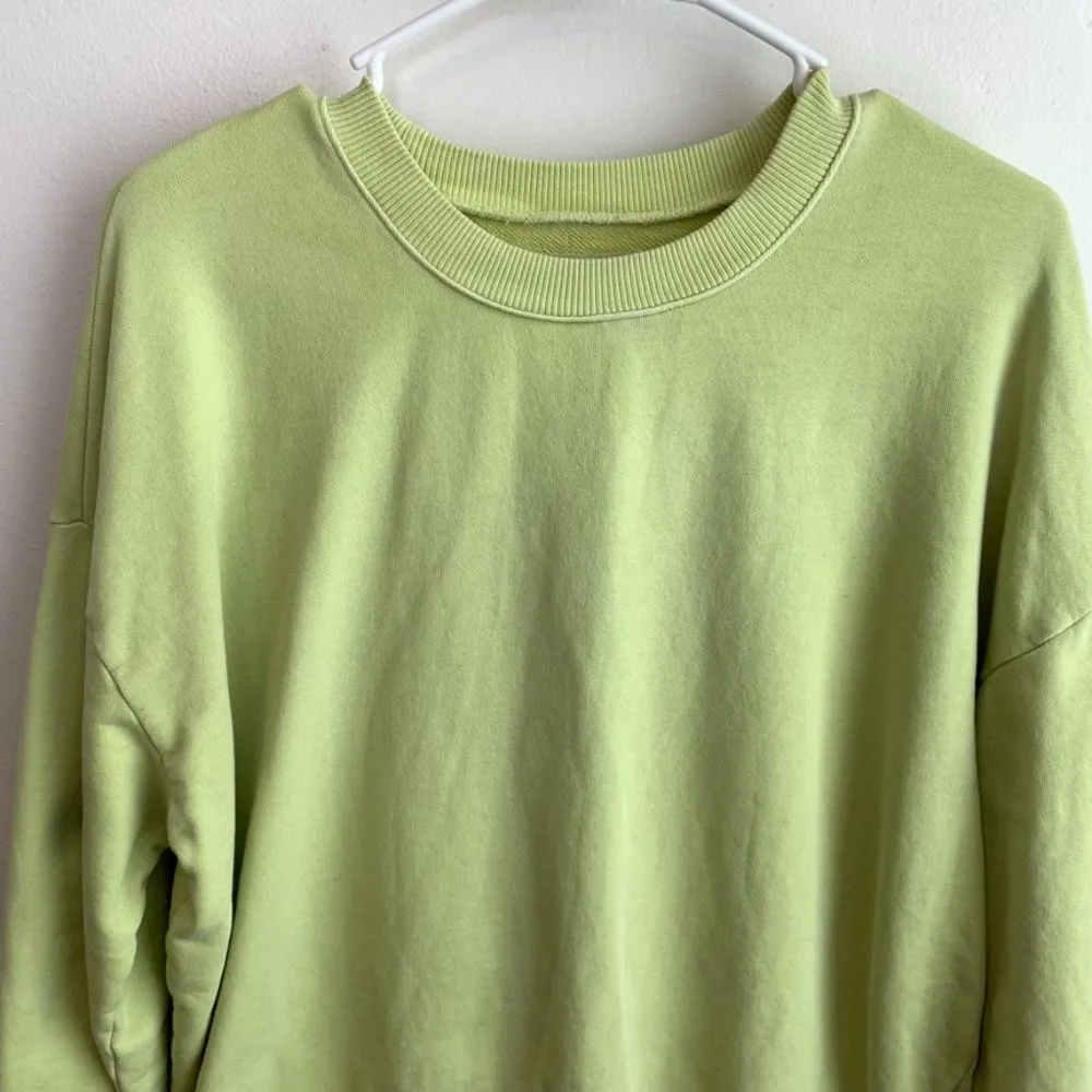 Madewell Light Green Long Sleeve Sweatshirt - Image 5