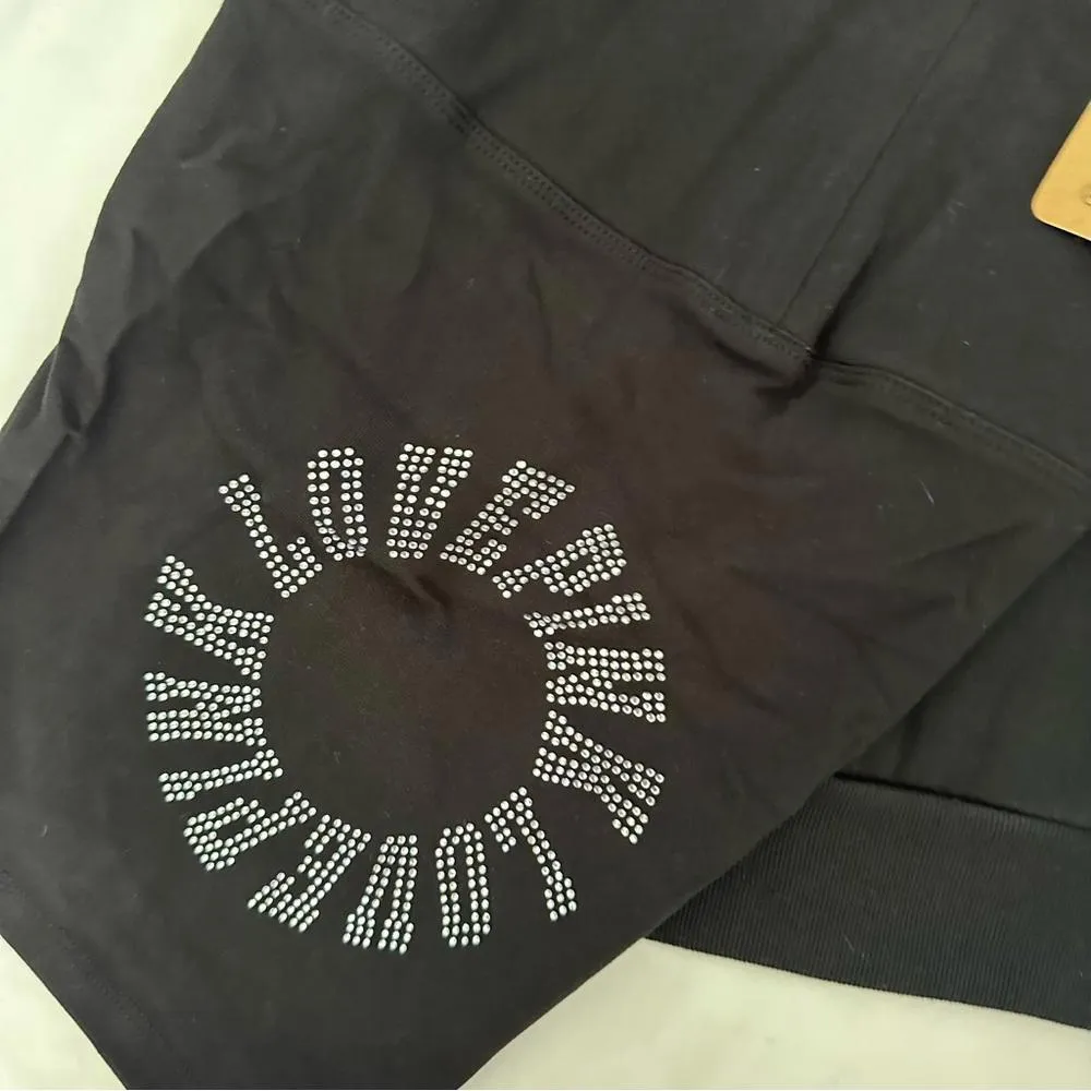 Victoria Secret Bling Hoodie and Biker shorts Set - Image 3