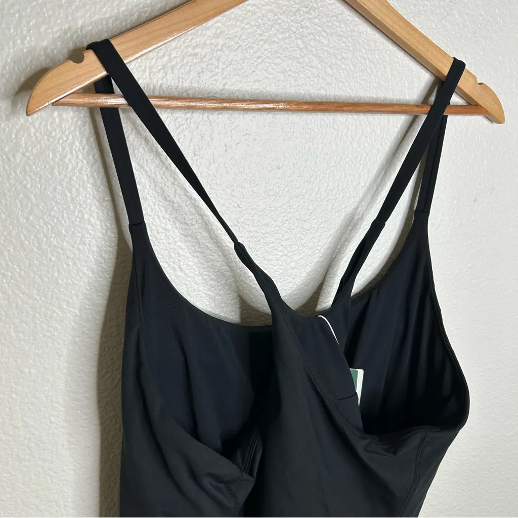 NWT Halara Everyday SoftlyZero™ Plush Backless 2-in-1 Flare Workout Dress black - Image 7