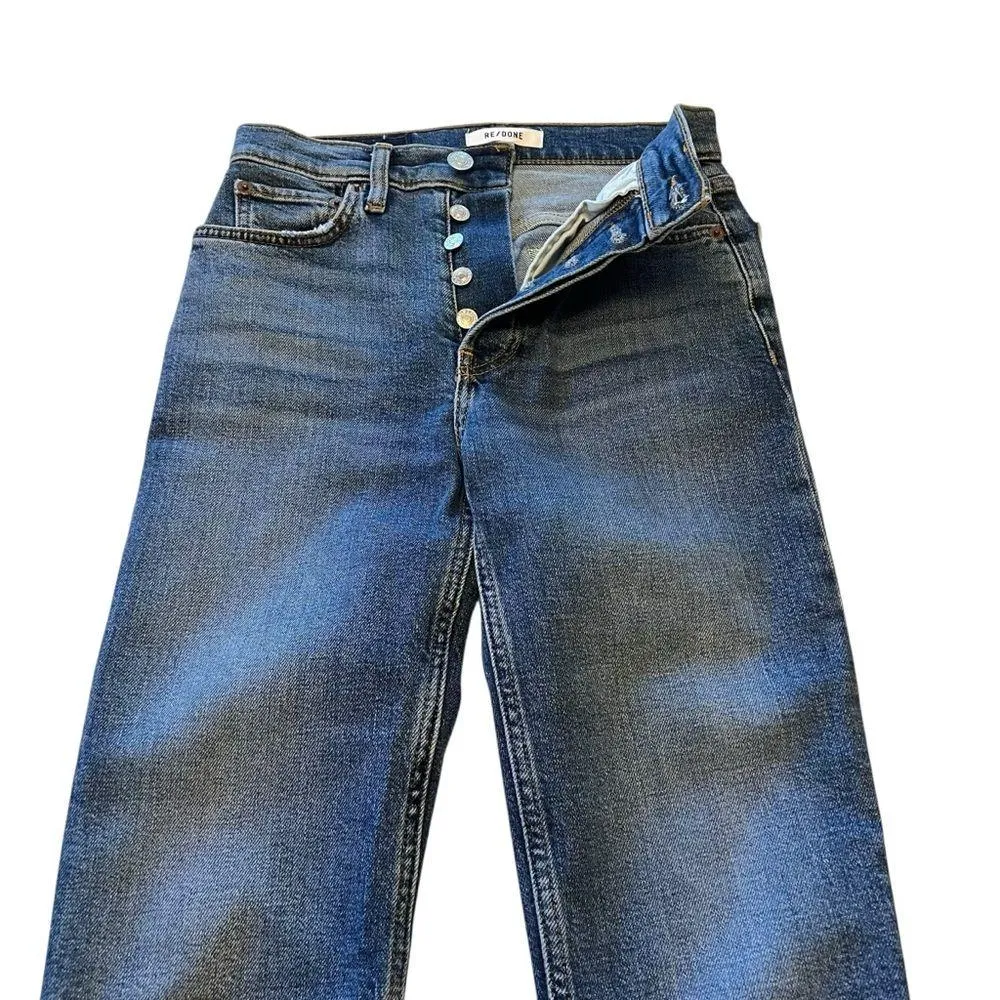 RE/DONE 90s High Rise Extra Crop Jeans - Image 8