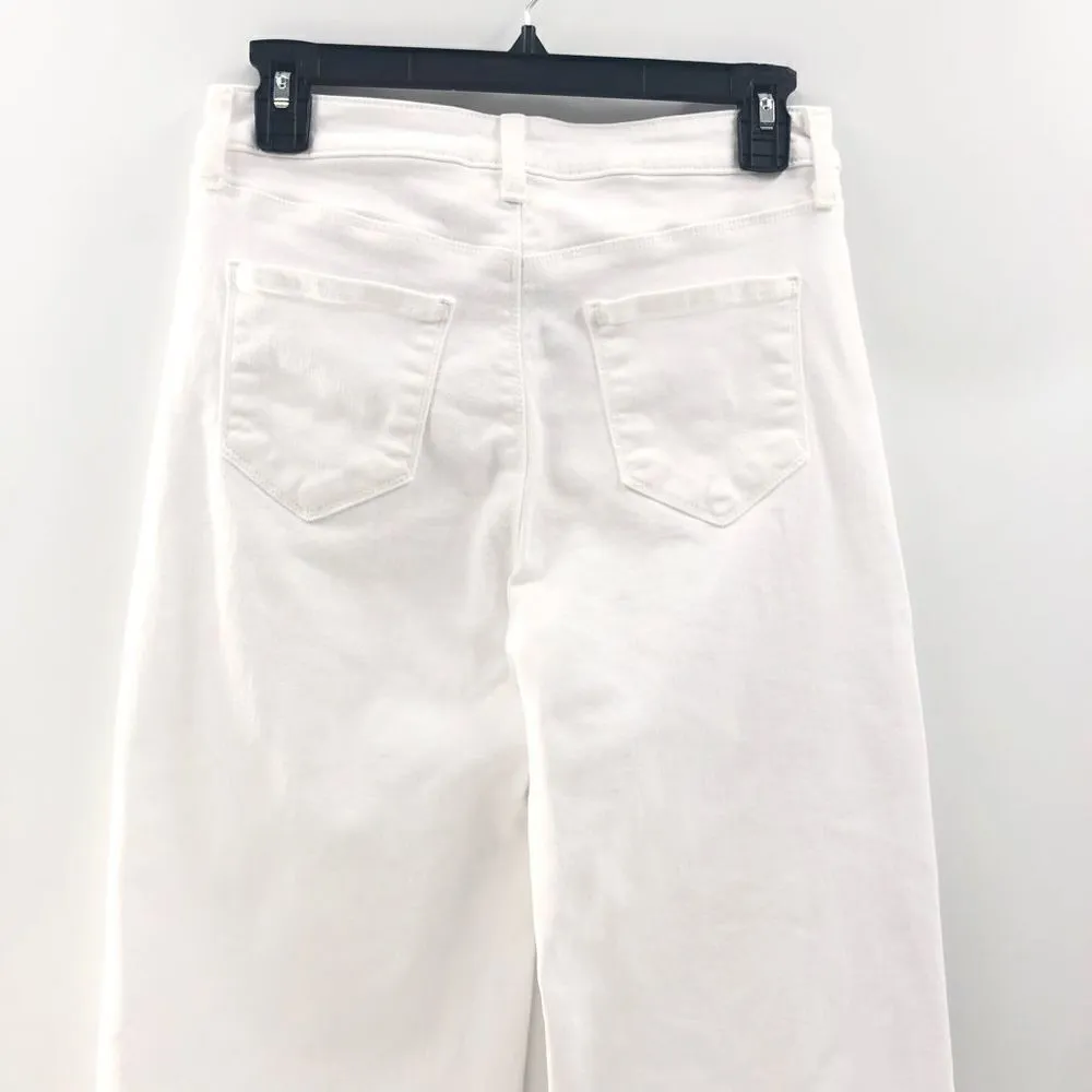 L'agence Danica High-rise Wide-leg Jeans in Blanc 27 - Image 5