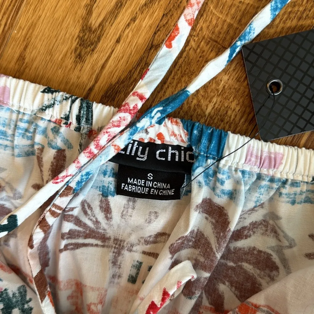 City chic orange postcard play suit - Image 5