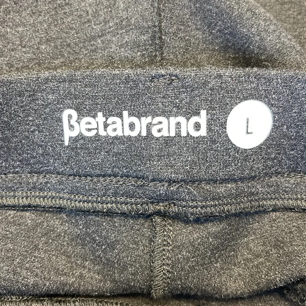 Betabrand Bootcut Classic Dress Pant Yoga Pants Charcoal Size Large EUC #1348-LA - Image 7