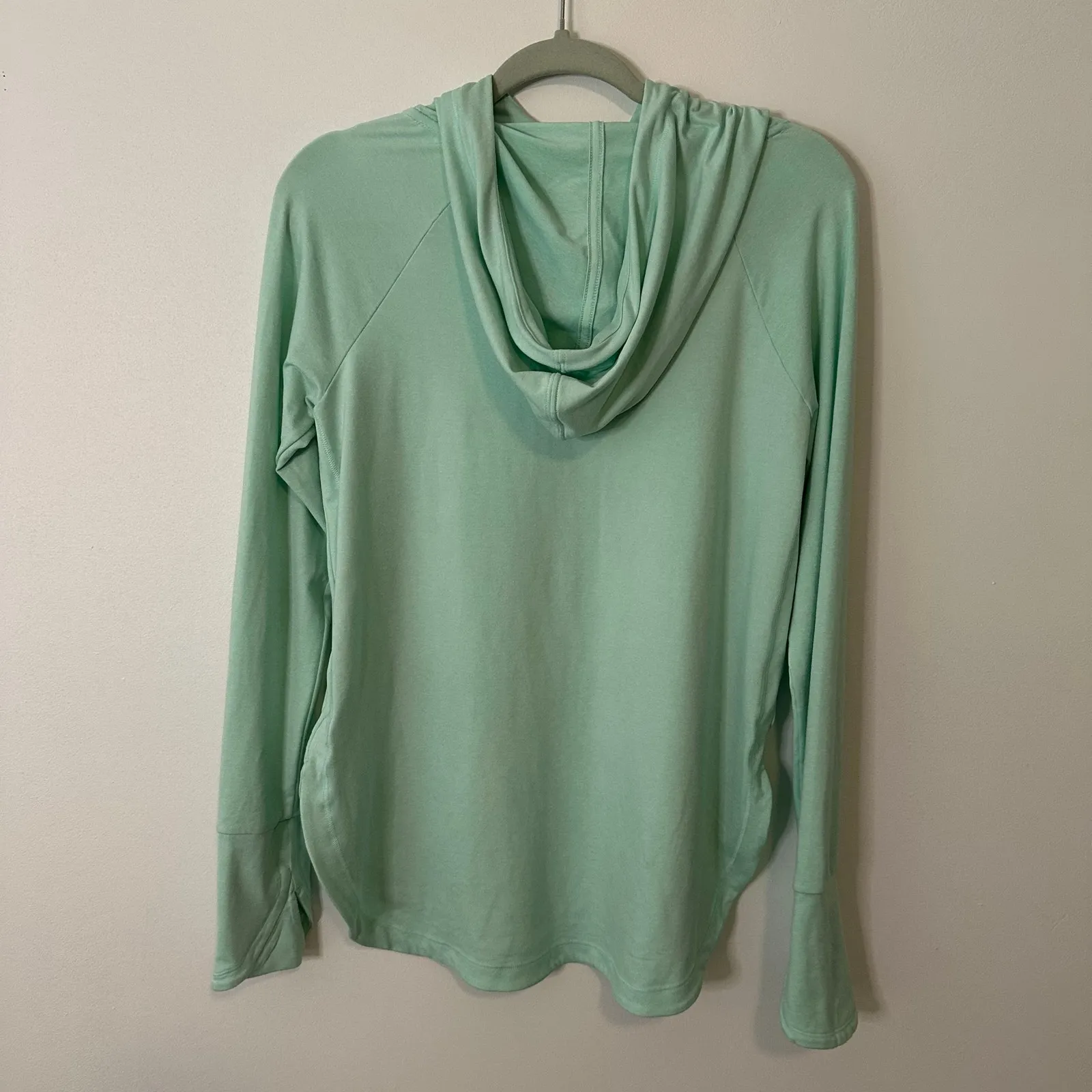 Athleta seafoam green blue pullover hoodie size S - Image 10