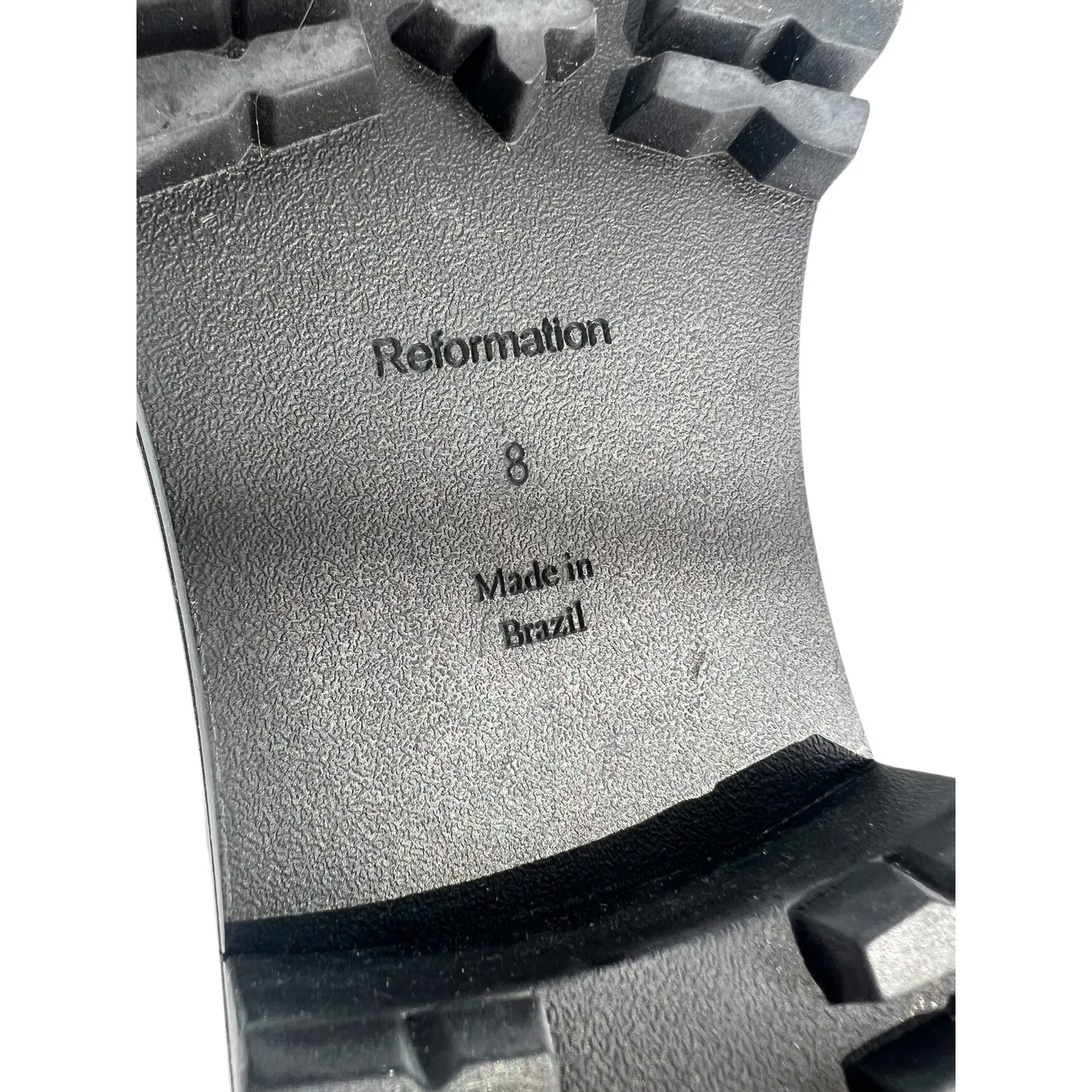 Reformation Kata Black Leather Knee High Bucket Boot - Image 15