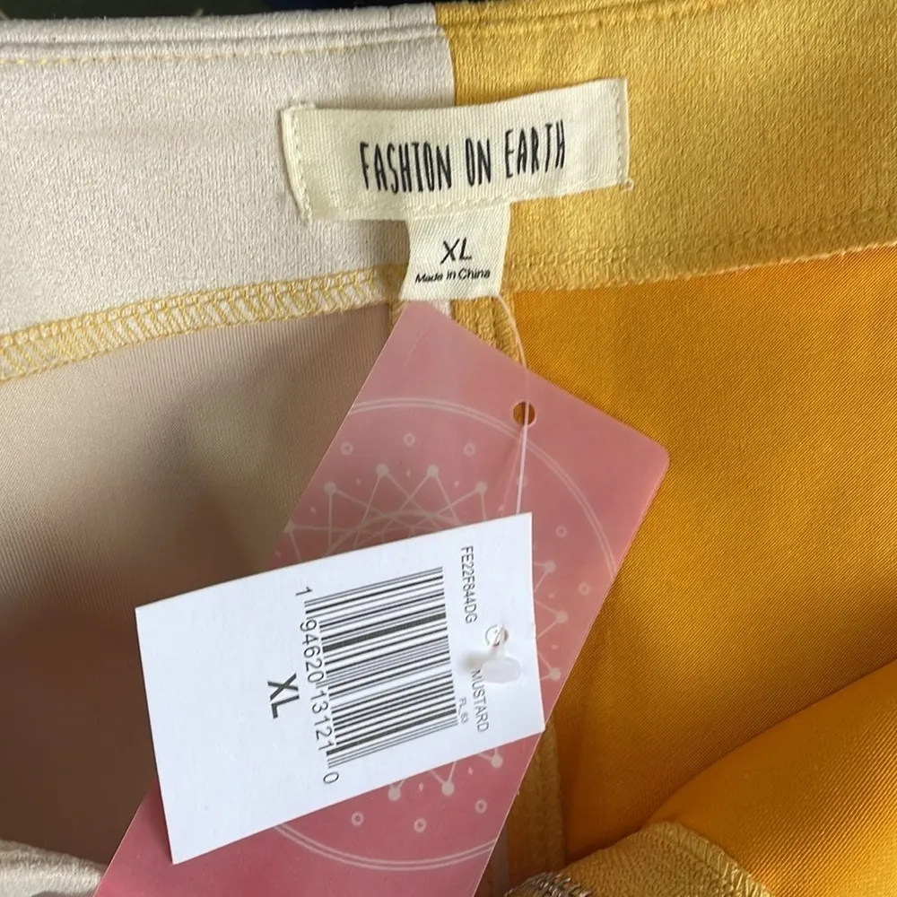 Dry Goods Fashion on Earth Colorblock Zipper Skirt - Image 3