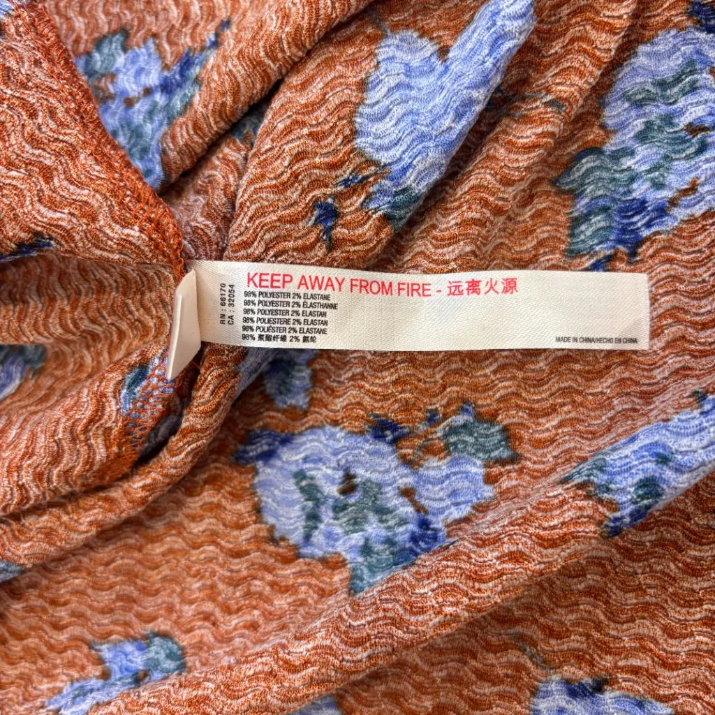 Anthropologie Womens Large Ruffled Sleep Mini Dress Boho Oversized Loungewear - Image 7