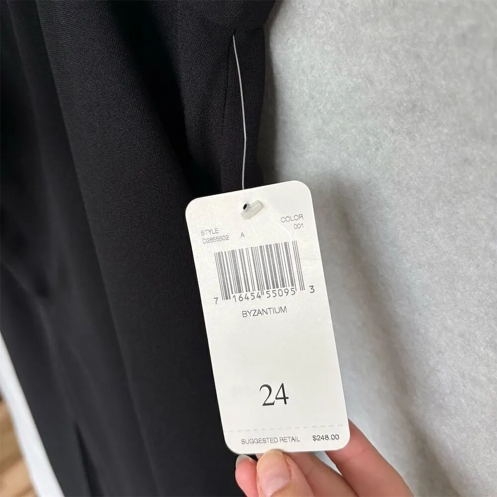 Dana Buchman Women's Black High-Rise Dress Pants Size 24 - Image 3