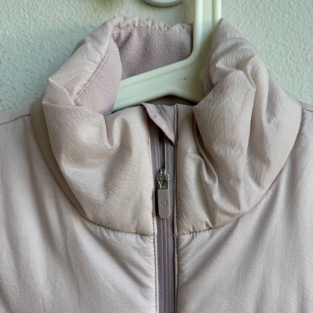 Lululemon Down For It All Vest Dark Chrome Pink 700 Goose Down Size 4 Small - Image 2