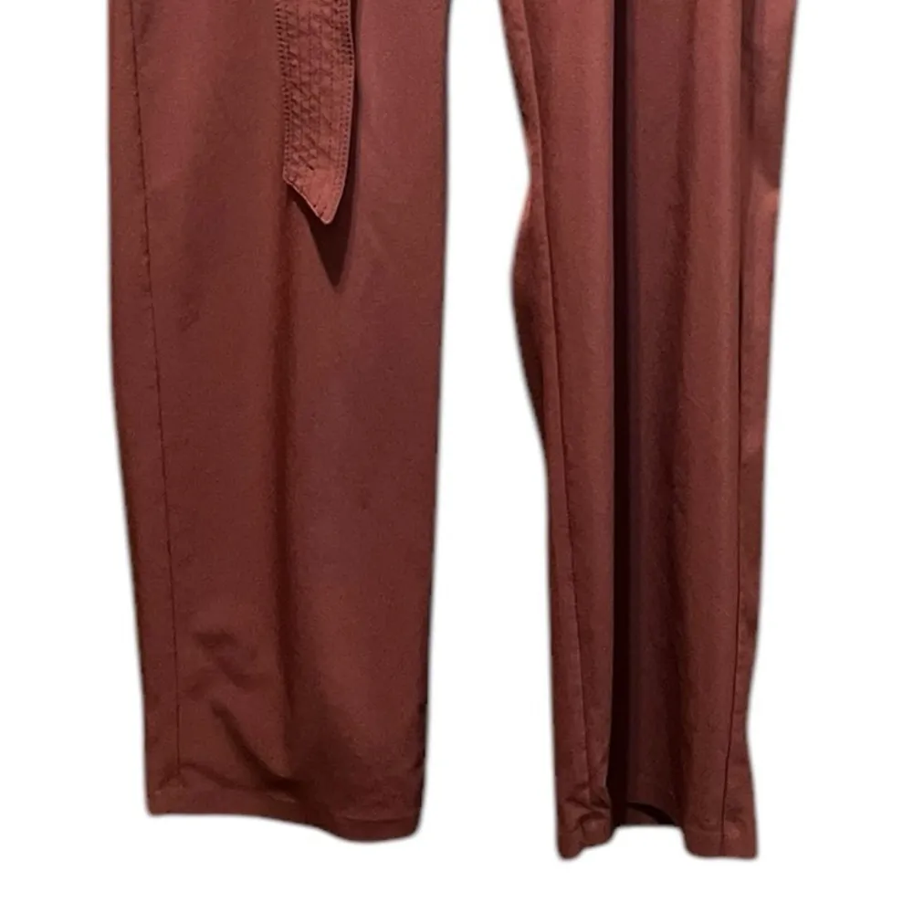 Athleta Skyline II Tie Waist Pants Size 6 in Cognac - Image 5