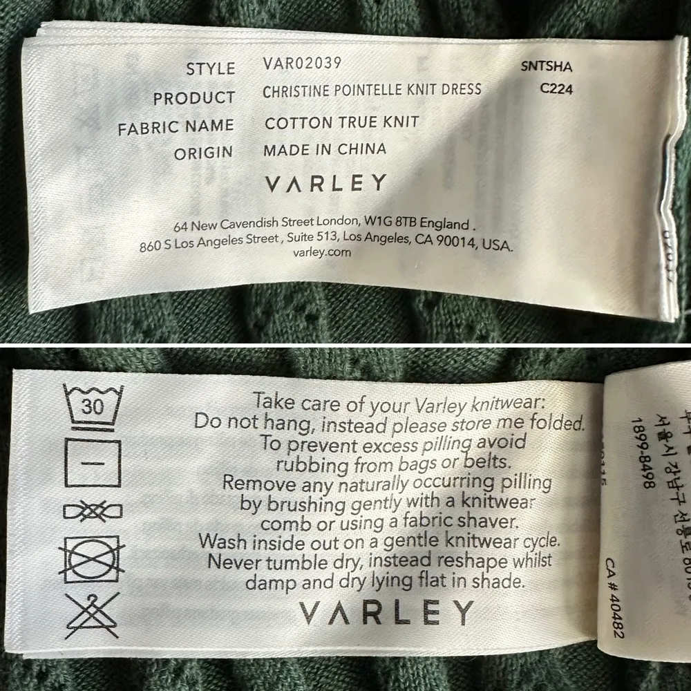 Varley Christine Pointelle Knit Maxi Dress - Image 9