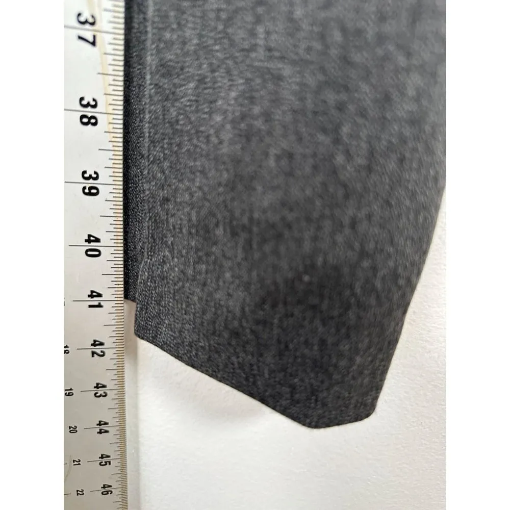 NWT Dalia Collections Womens Pants Size 4 Y2K Gray Zip Slacks Stretch - Image 11