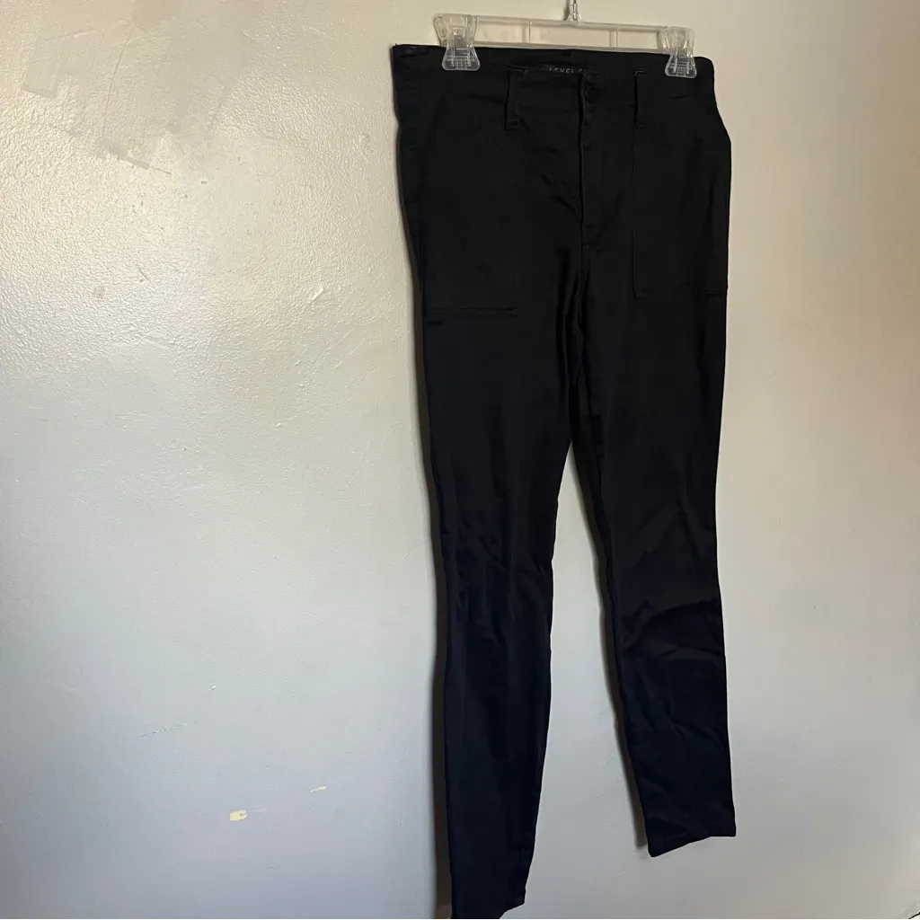 Level 99 Women's Black Skinny Jeans Size 28 - Image 2
