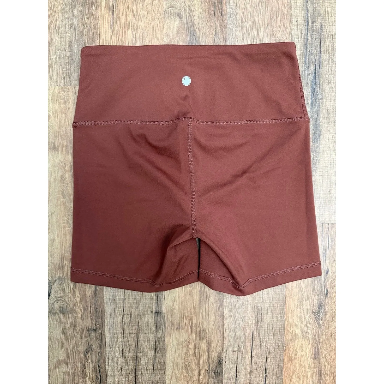Yogalicious‎ LUX High Waist Biker Shorts Clay Brown Butter Soft S - Image 2