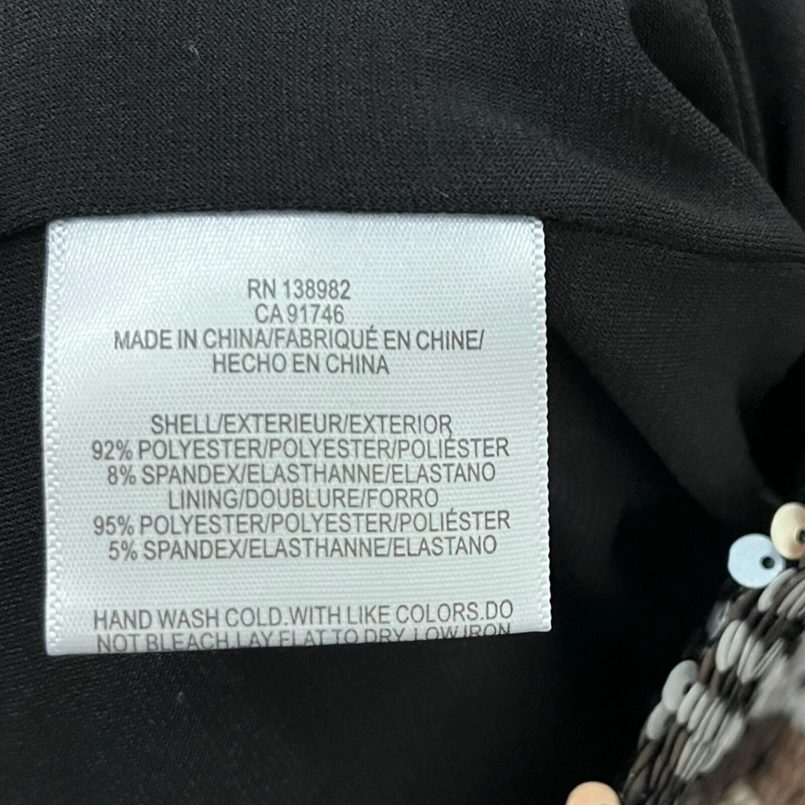 Dress the Population Zoe Dress Women’s Size Large Sequin Mini Cap Sleeve V-Neck - Image 10