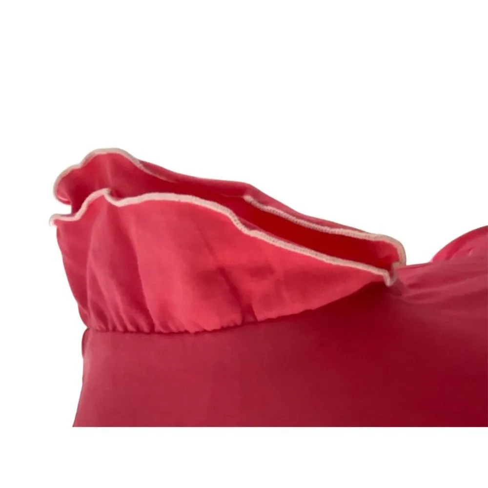 Kate Spade New York Deep Coral Pink Knit Short Trapeze Dress 2 Pocket Size Small - Image 7