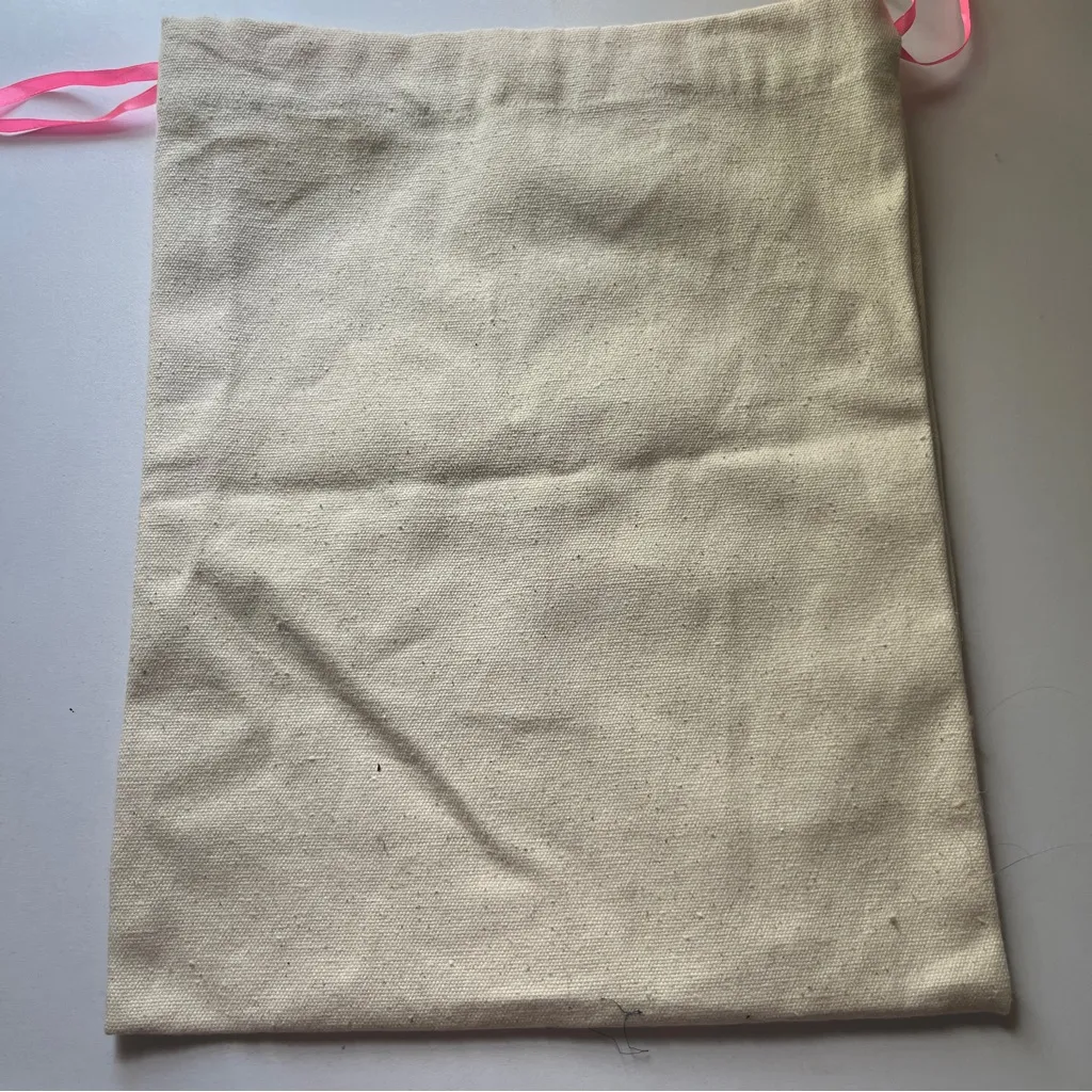 Canvas Stylish Pink Shoe Print Women's Bag - Image 5