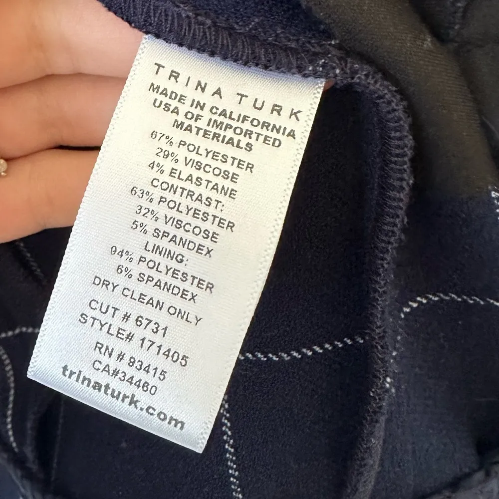 Trina Turk Blue JARRED Jacket, 4 - Image 4