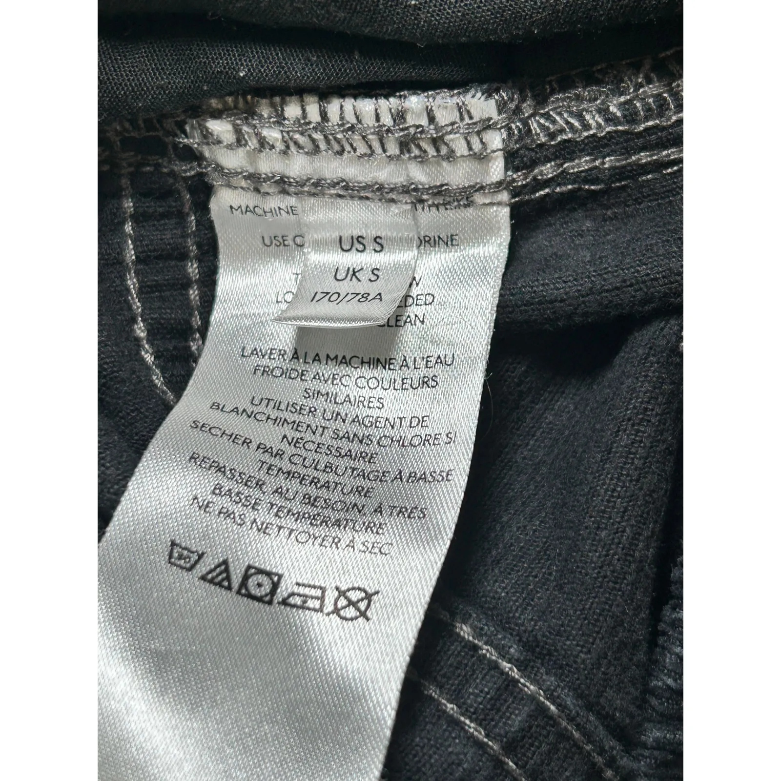 BDG Black Corduroy Carpenter Pants Women's Small‎ Relaxed Fit High Rise Y2K - Image 5