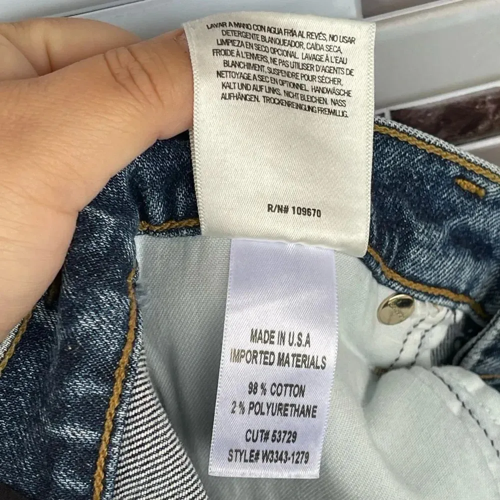 Goldsign Skinny High Rise Jeans size 26 Blue - Image 14