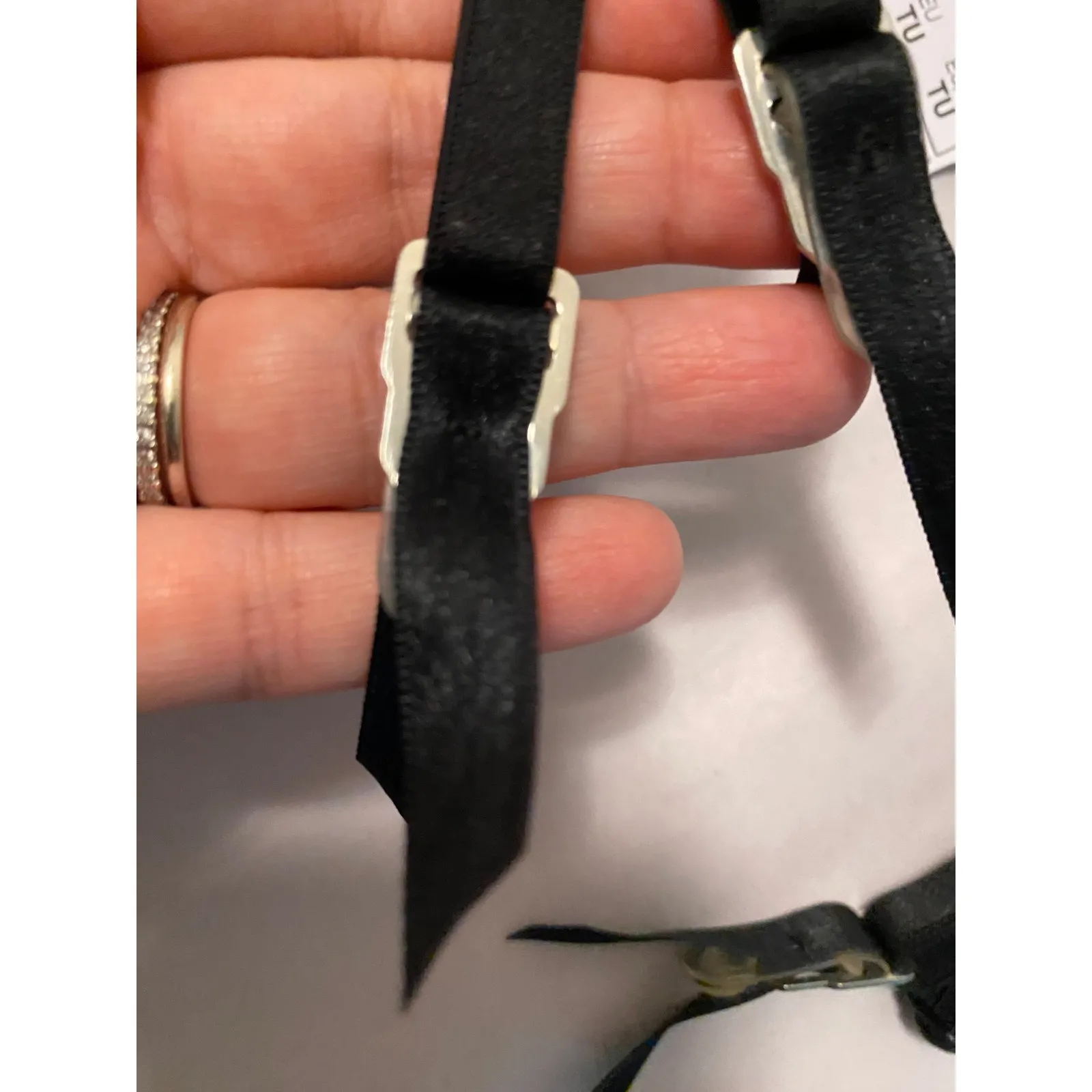 NWT Intimissimi lace babydoll set with matching panties & garter belt black sz M Size M - Image 16