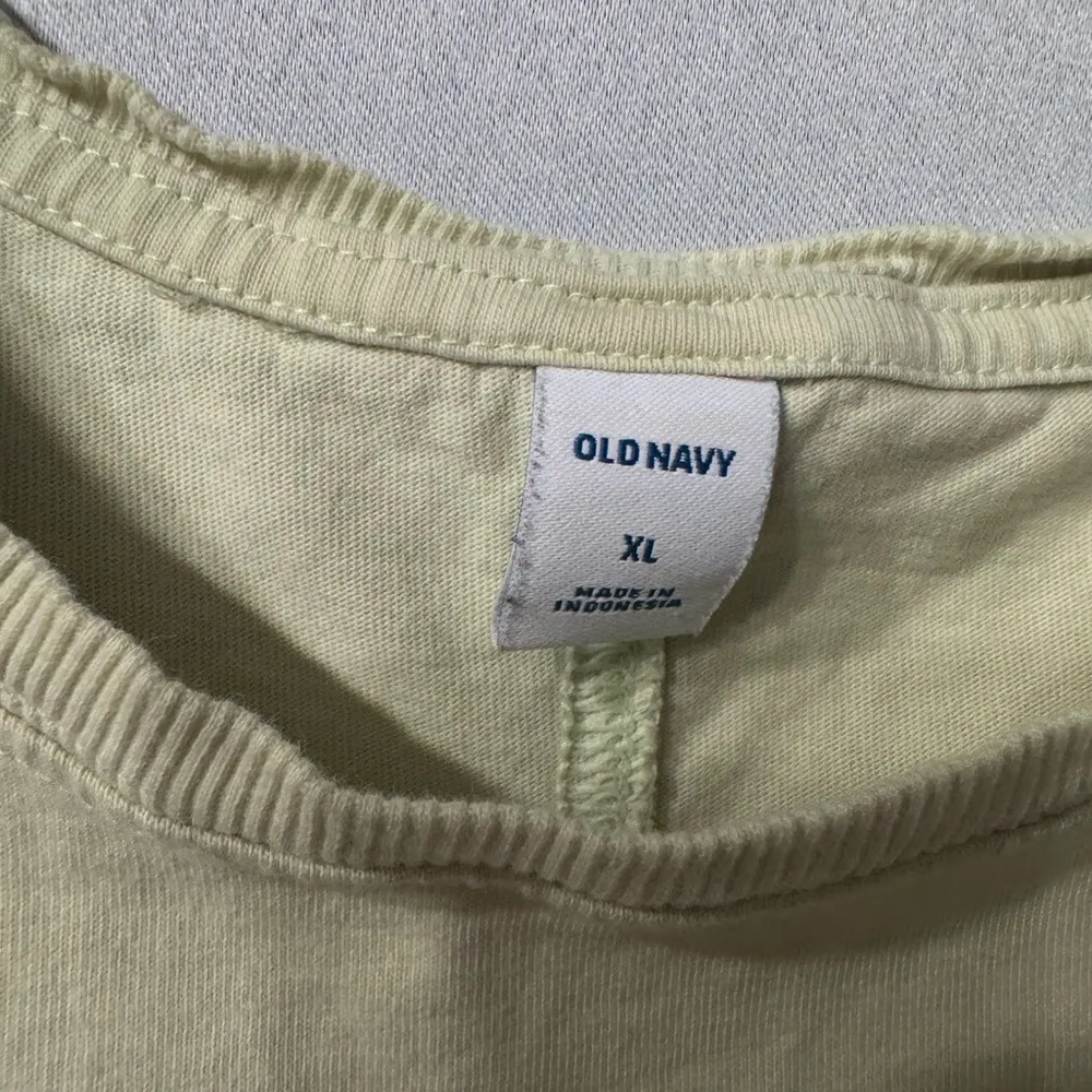 Old Navy-Light yellow/green sleeveless t shirt dress size XL - Image 4