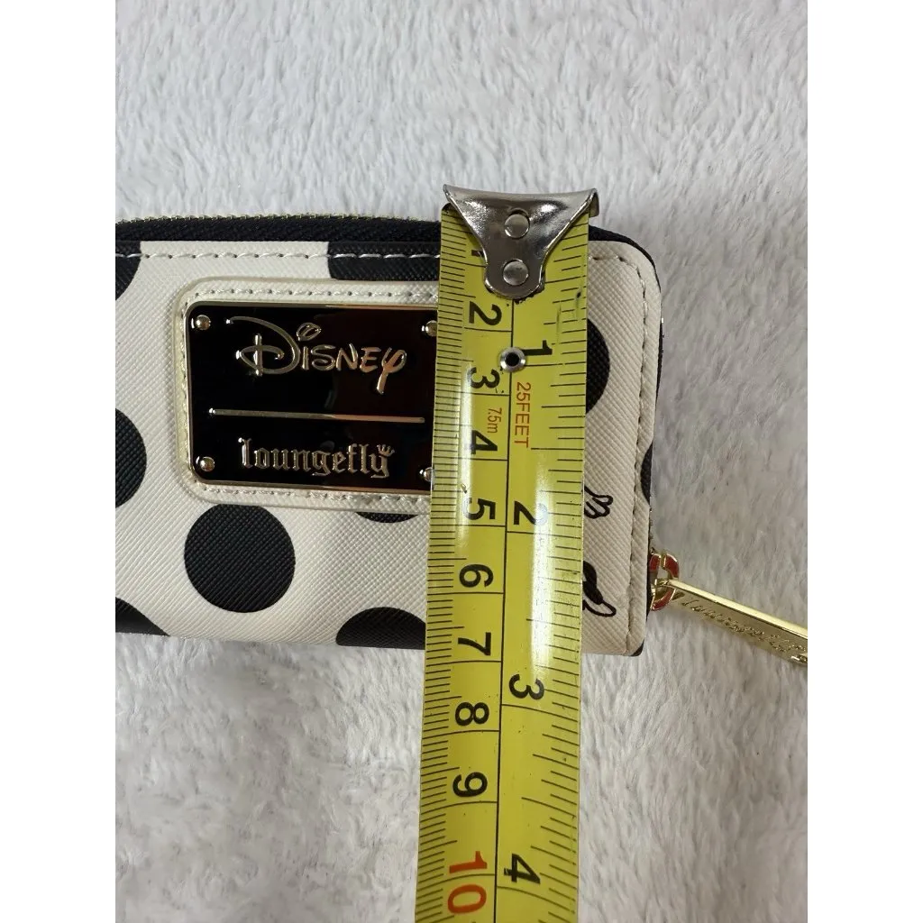 Loungefly Disney Minnie Mouse Rock The Dots Polka Dot Cardholder Accordion Zip - Image 8