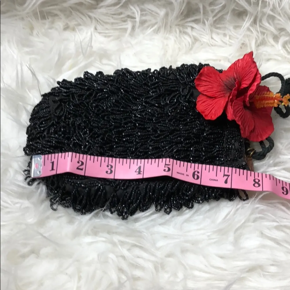 Vintage hand made purse Black - Image 7