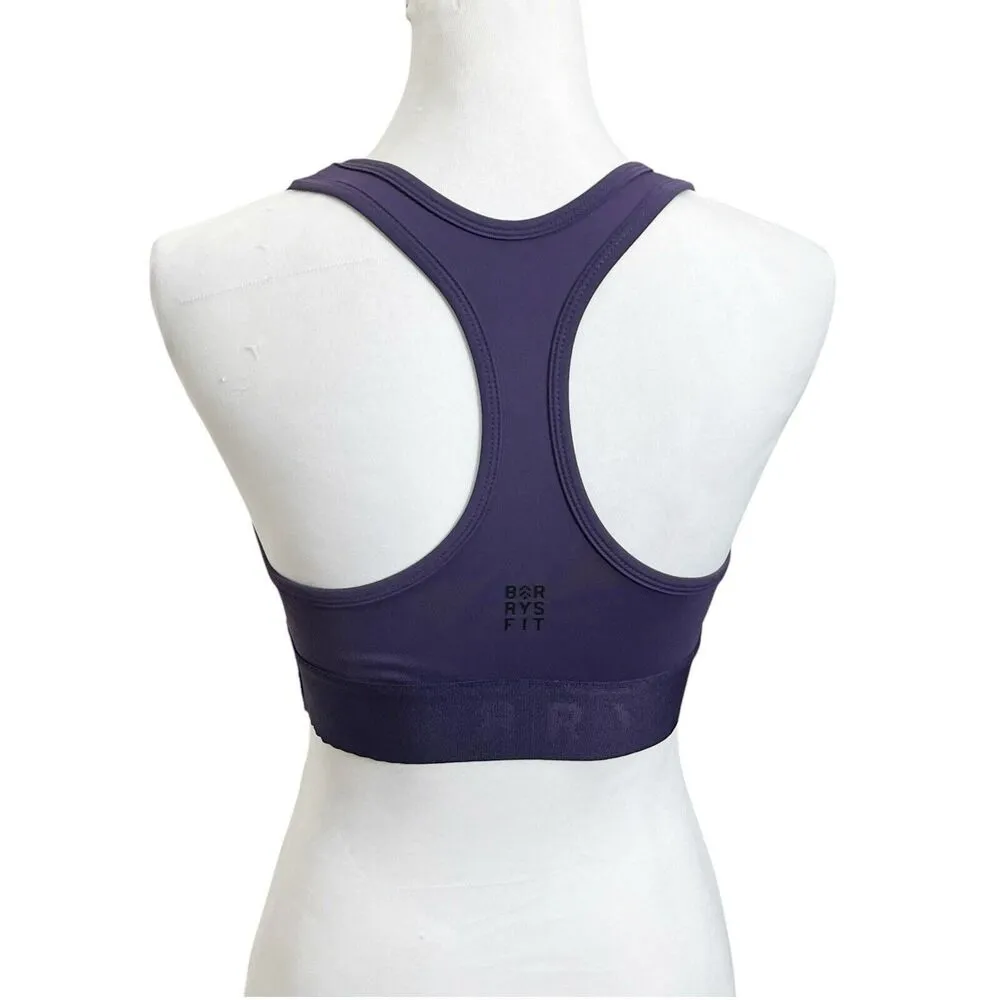Barry’s Fit Tread Sports Bra in Nightshade Purple Spell Out Women’s Size XS - Image 4