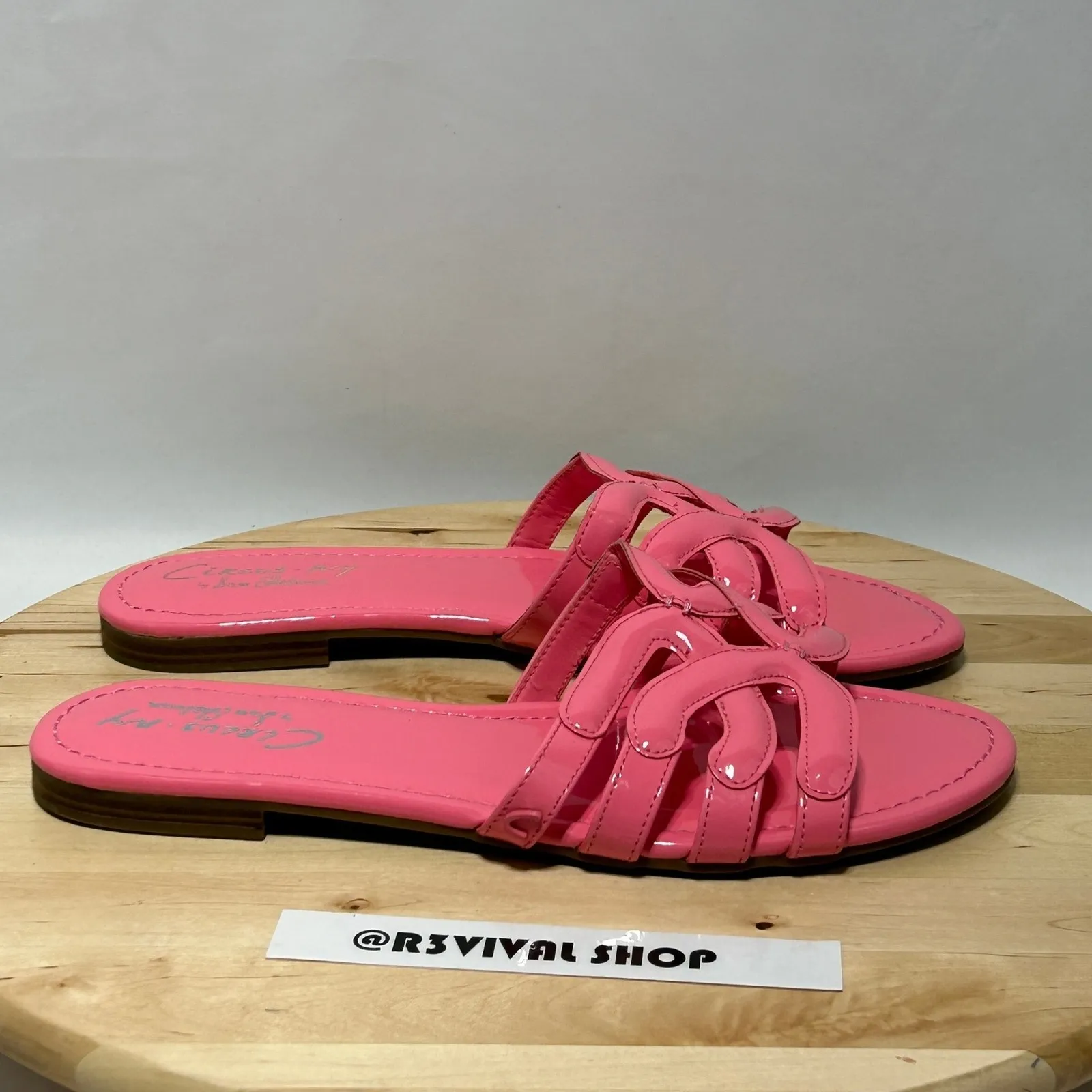 Circus NY by Sam Edelman Cat Slide Pink Sorbet Flat Open Toe Sandals - 9M & 40 - Image 2