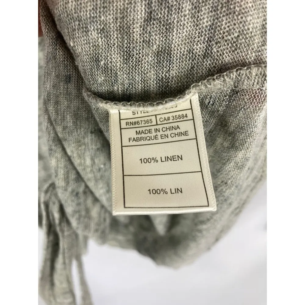 Cupcakes and Cashmere Linen Tie Bottom Crop Top Size Medium - Image 4