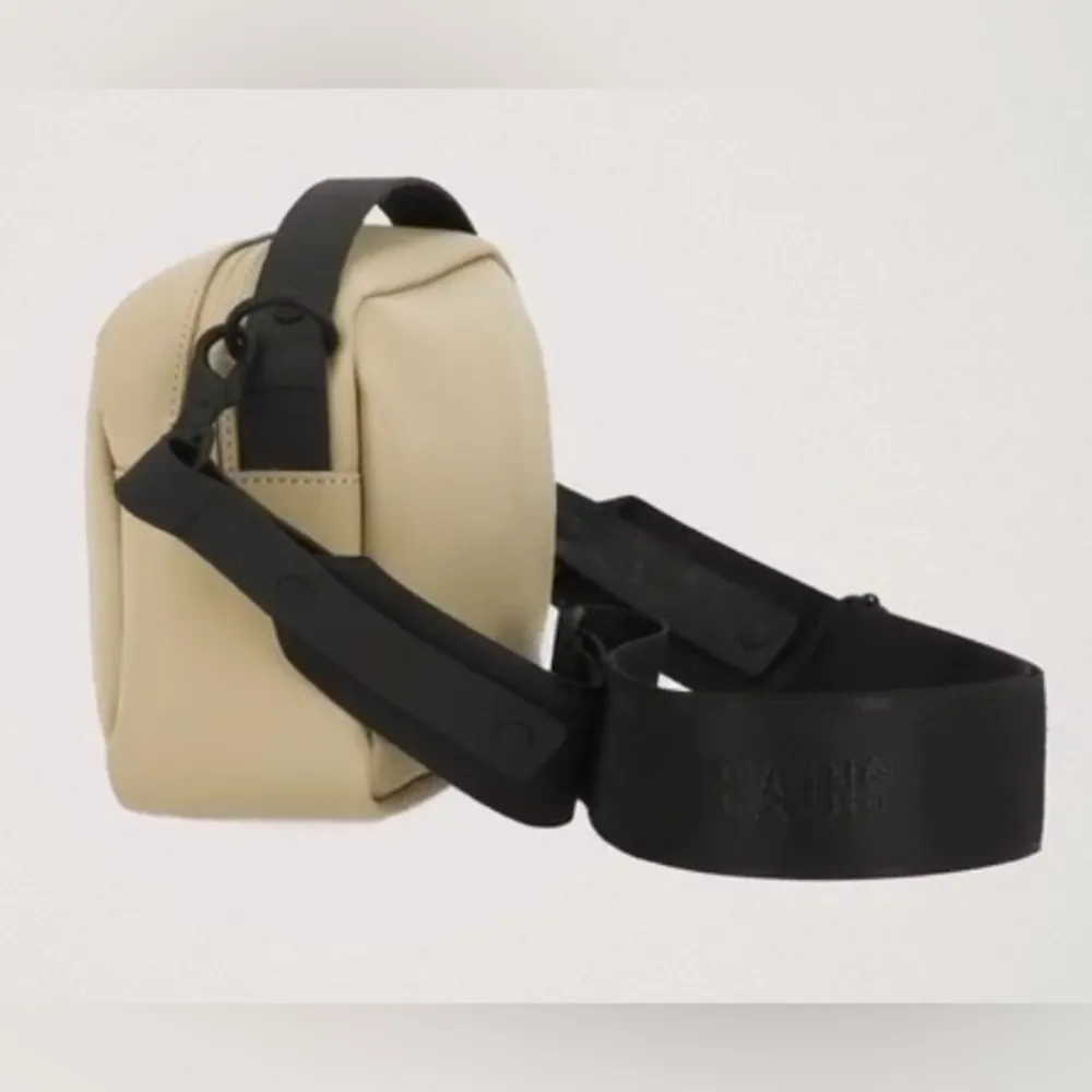 NWT Rains Box Bag Should Crossbody Bag Waterproof Sand Color - Image 4