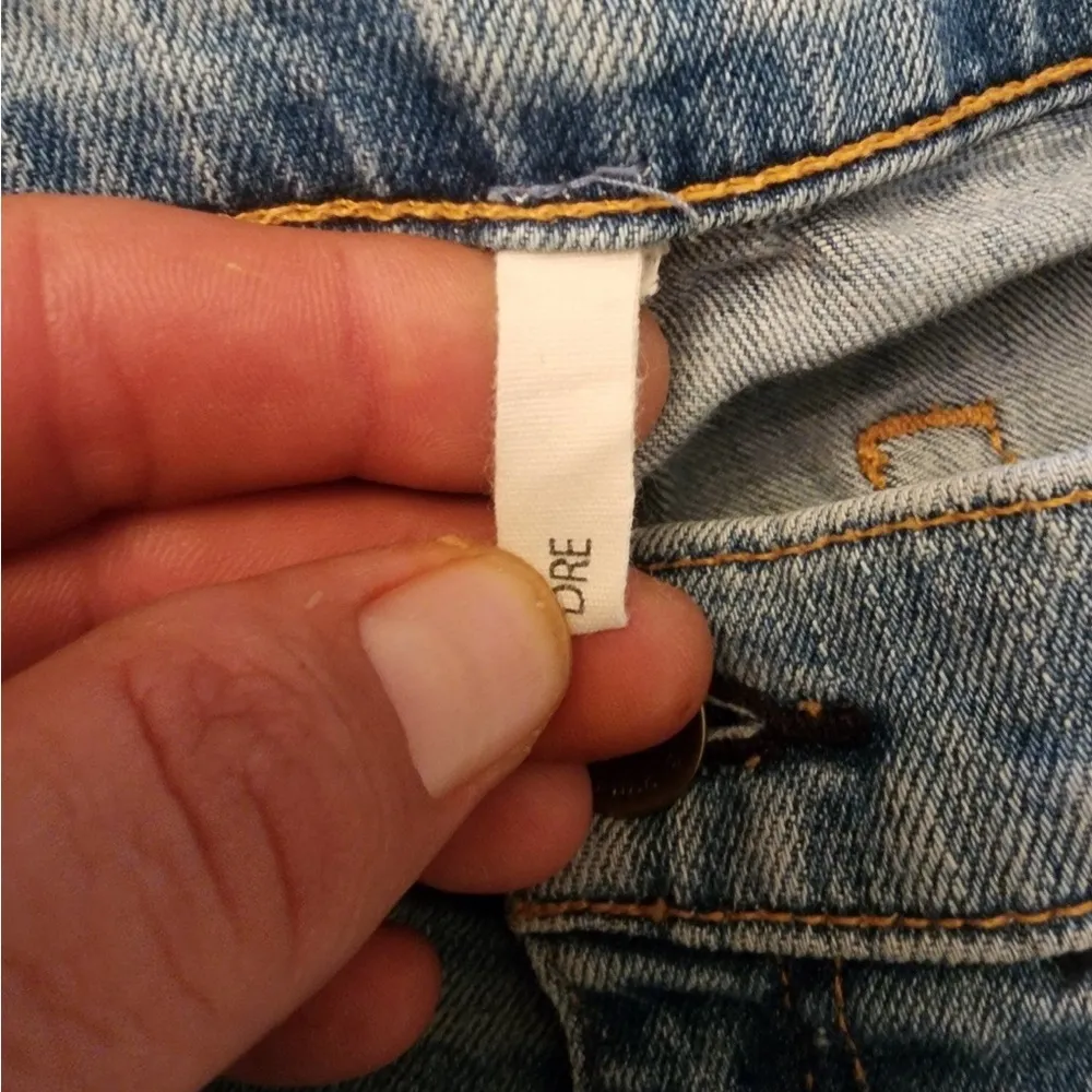 Rag & Bone Jeans Womens 27 Blue Denim Distressed The Dre Slim Fit Low Rise Pants - Image 4