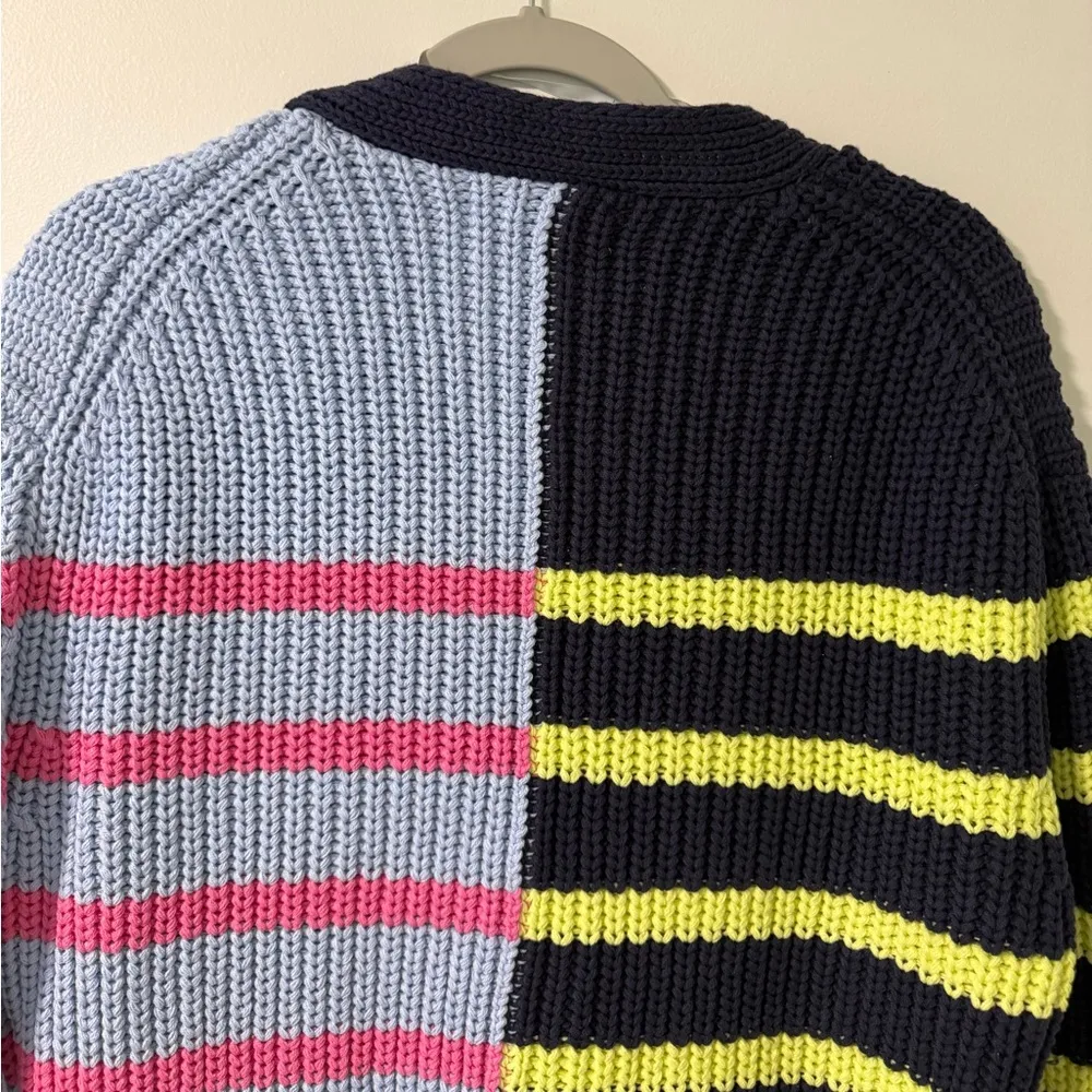 NWT Anthropologie John + Jenn Contrast Striped
Cardigan Sweater Size S - Image 12