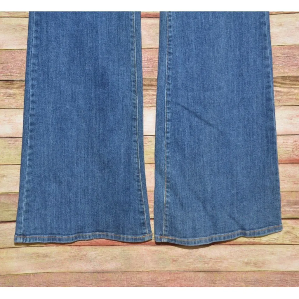 KanCan Jeans Women 15/31 Blue Mid Rise Flare Kick Stretch Denim Size undefined - Image 4