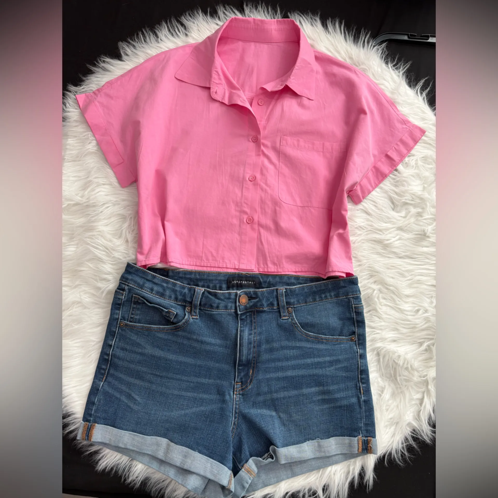 Pink Crop Button - Image 6
