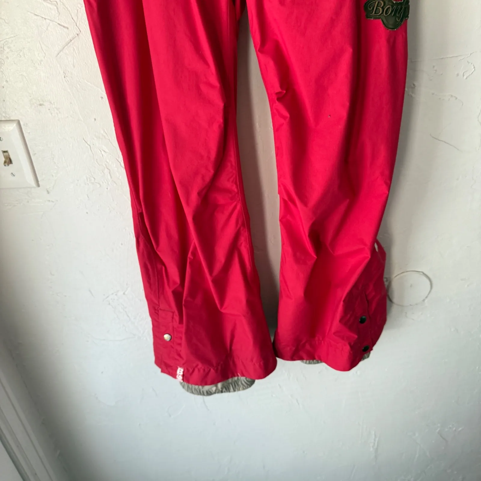 Bonfire‎ Snowboarding Pants Womens XS Classic Fit Red Ski Snow Winter - Image 3
