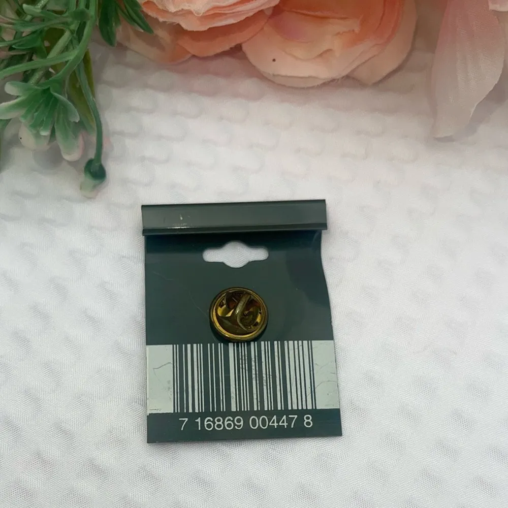 Faith Hope Charity Gold Tone Made In USA Lapel Pin - Image 2