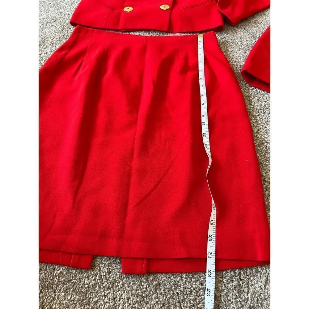 Christian Dior 3 piece set size 10 Red - Image 7