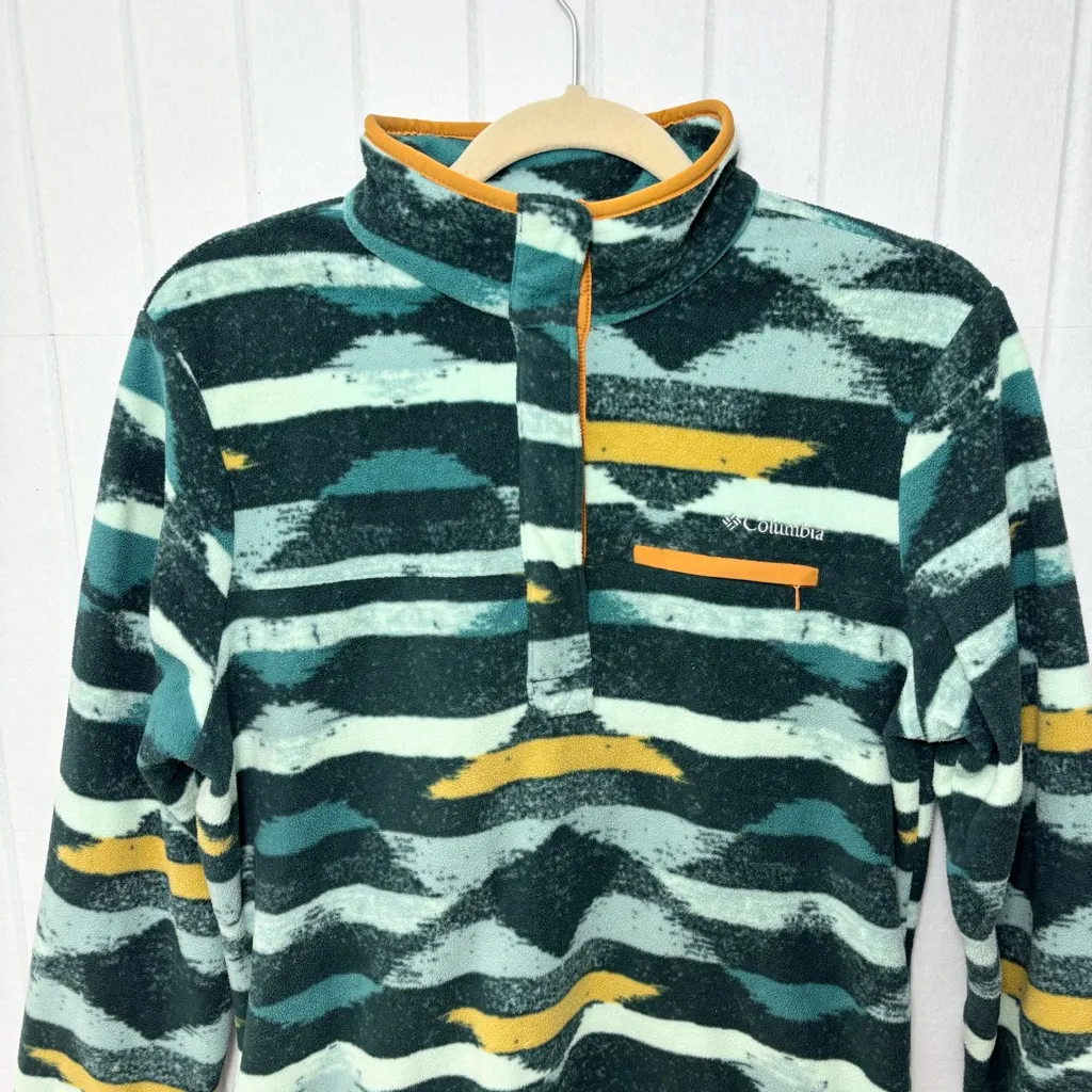 Columbia Women's Mountain Side Fleece Pullover Sweater Jacket M - Image 3