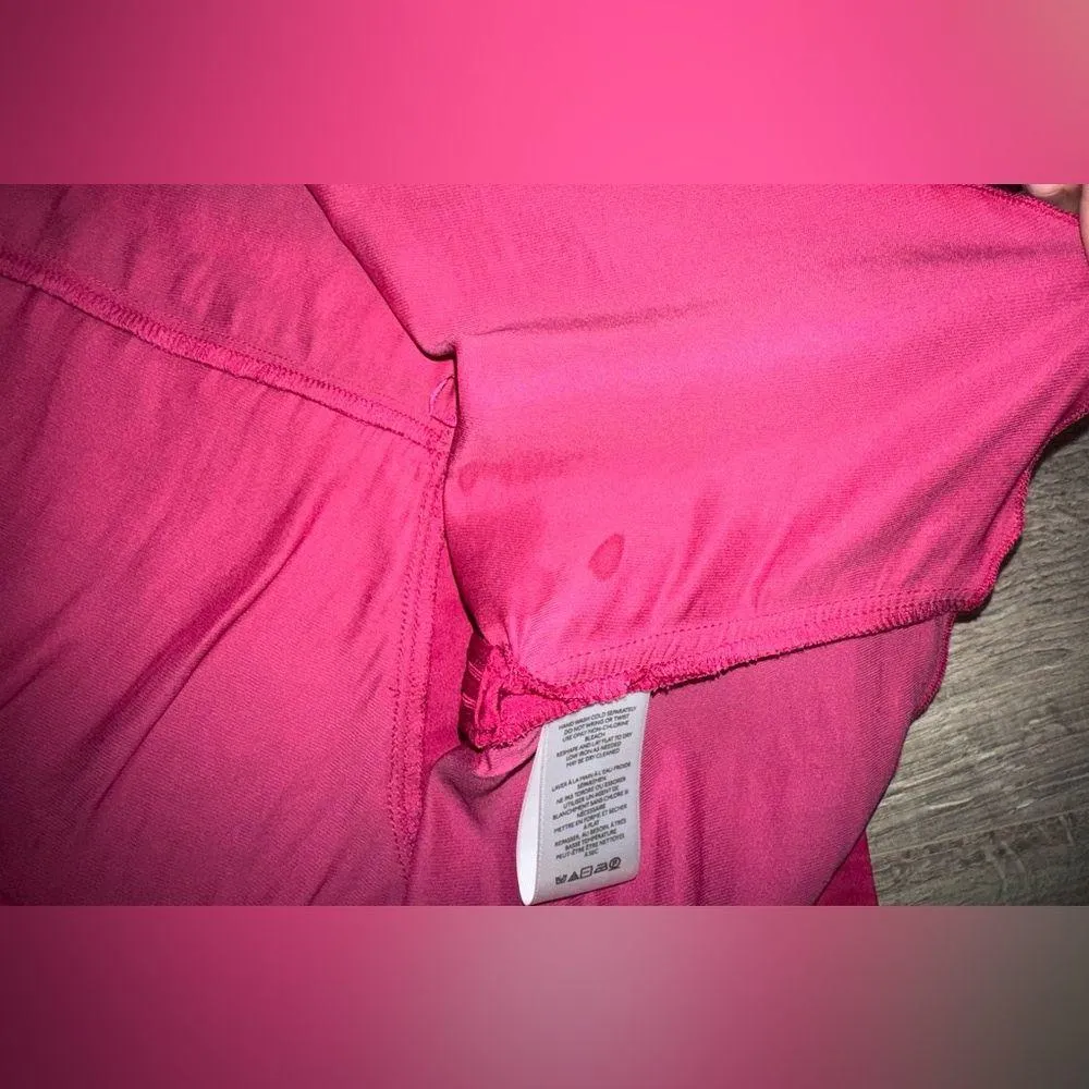 Urban Outfitter Pink mini skirt with black ribbon detail - Image 5