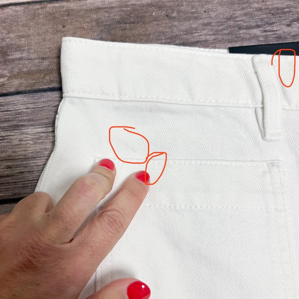 Lauren Ralph Lauren Wide High Rise Wide Leg Patch Pockets Jeans 10 New 32 Inseam - Image 12